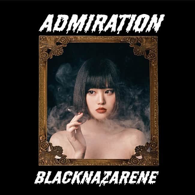 村田実果子さんのインスタグラム写真 - (村田実果子Instagram)「BLACKNAZARENE 1st mini albam 「ADMIRATION」 ⠀ 2020.2.18 発売しました。2月18日付けのオリコンデイリーランキングでも1位になりました。5人で各地に行って、沢山歌って、いろんな方にADMIRATIONを買ってもらえたこと、人生で初めて出すCDが一度でも1位を獲れた事、本当に嬉しいです。 ⠀ CDデビューって、私の中でとても特別なイメージでサブスクで音楽がきけるこの時代だけど、ずっと音楽を形に残したくても残せなかったことがあるので、今回ADMIRATIONをだせた事でやっとアイドルになれた気がします。 ⠀ そして、今回ADMIRATIONのジャケットのデザインを担当しました。ジャケットを担当するのが突然の事だったのですが、メンバーに助けてもらいながら、ファンの方に喜んでもらえるように色々考えました。何年先にこのジャケットを見返してもかっこいいと思うような、中身だけではなく見てるだけで崇拝したくなるようなデザインです。1st albumなので名刺になるように、シンプルだけど、お洒落でBLACKNAZARENEだから撮れた写真になったとおもいます。 個人盤の写真はみんな自己プロデュース力が高いのでメンバーにお任せしてたので、本当にデザインだけしかしてないんですが、字体や細かいところも決めたのでそこも見てくださると嬉しいです。 ⠀ 今まで配信されていた曲が収録されていますが、このアルバムのために再録をしてそのボーカルディレクションを 南向いずみと冬野あゐく が担当してくれました。 歌声も曲も全部この2年で進化してるので聞いて欲しいです。 ⠀ グループにとっての初めてって、本当に1回しかなくて、そのBLACKNAZARENEにとって初めての円盤をメンバーみんなで作り上げることが出来たことを誇りに思います。 ⠀ 沢山、CD買ってくれてありがとう。 いつまでもこの音楽達が、BLACKNAZARENEが、貴方の側にいるからね。」2月22日 4時18分 - mikaphith