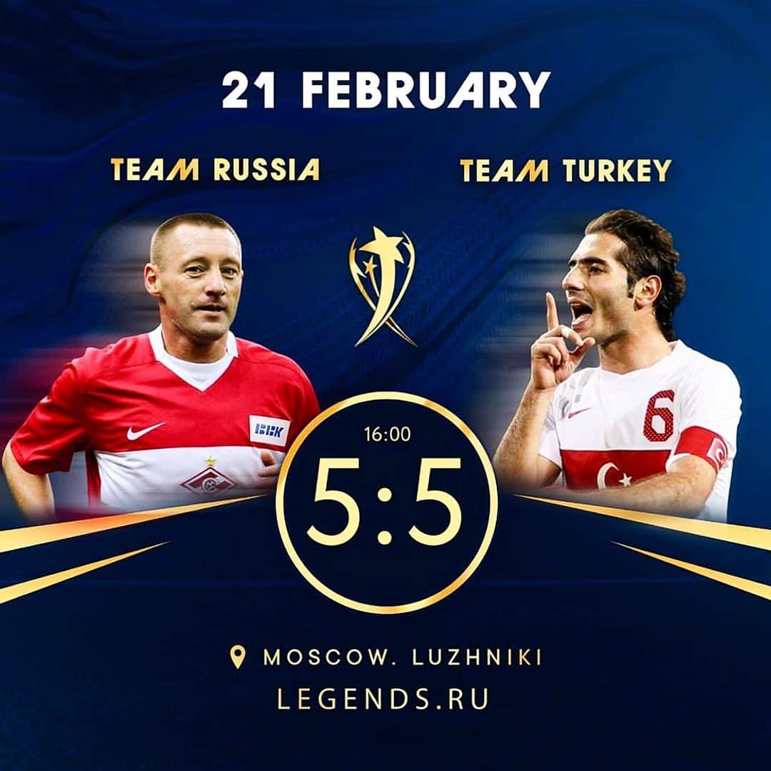 ハミト・アルトゥントップのインスタグラム：「LEGENDS CUP INTERNATIONAL FOOTBALL TOURNAMENT AMONG FOOTBALL LEGENDS 💫」