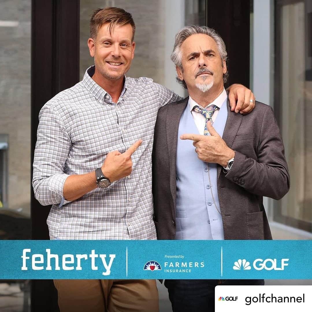 ヘンリク・ステンソンのインスタグラム：「On Monday 9pm ET.  Posted @withregram • @golfchannel Yoo Hoo! Get ready for season 10❗  The Iceman @henrikstenson kicks off #Feherty presented by @wearefarmers Monday at 9pm ET.」