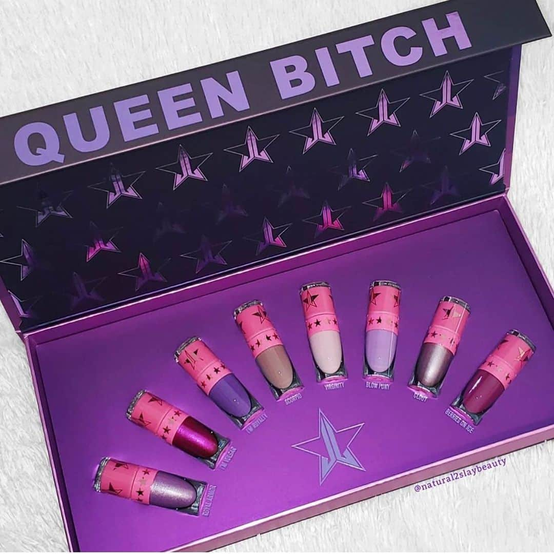 Jeffree Star Cosmeticsさんのインスタグラム写真 - (Jeffree Star CosmeticsInstagram)「MAKING PURPLE OUR BITCH 💜 The #BloodLust Collection is almost 100% sold out!!! 🩸 We are truly shook and can’t thank you all enough for making today so magical!! The @JeffreeStarCosmetics warehouses have been shipping orders for a few hours already and in 2020 we ARE ON IT BABY!!!!! Faster shipping, and we've expanded our customer service team! 🔮 #jeffreestarcosmetics #bloodlustpalette #velourliquidlipstick 📸 @natural2slaybeauty」2月22日 11時14分 - jeffreestarcosmetics