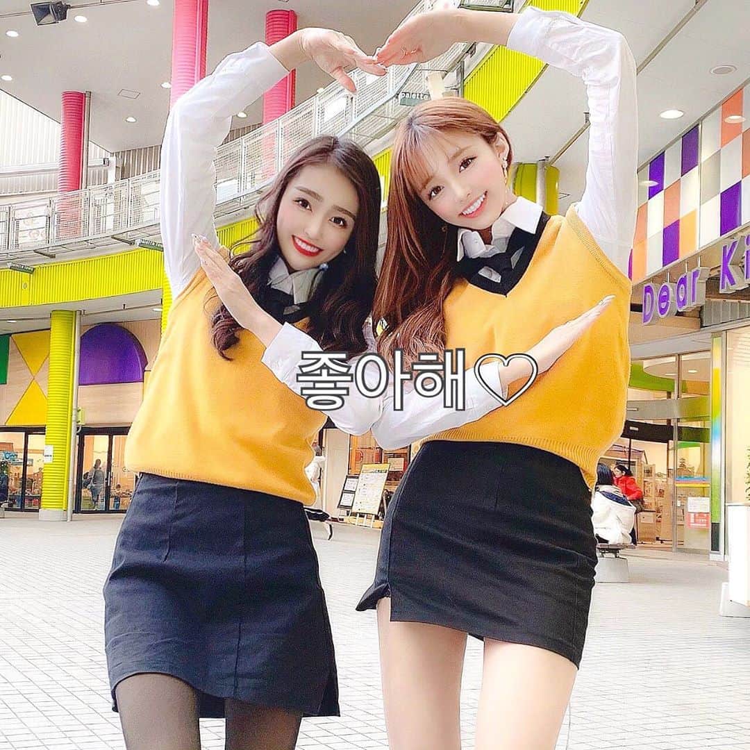 あやちゃんさんのインスタグラム写真 あやちゃんinstagram お気に入りの写真 ハート作るの難しかった チョアジャパン Choajapan 좋아해요 インセンネッコ 韓国ファッション 韓国jkコーデ 韓国制服 韓国制服レンタル Jk 韓国メイク 韓国ヘア