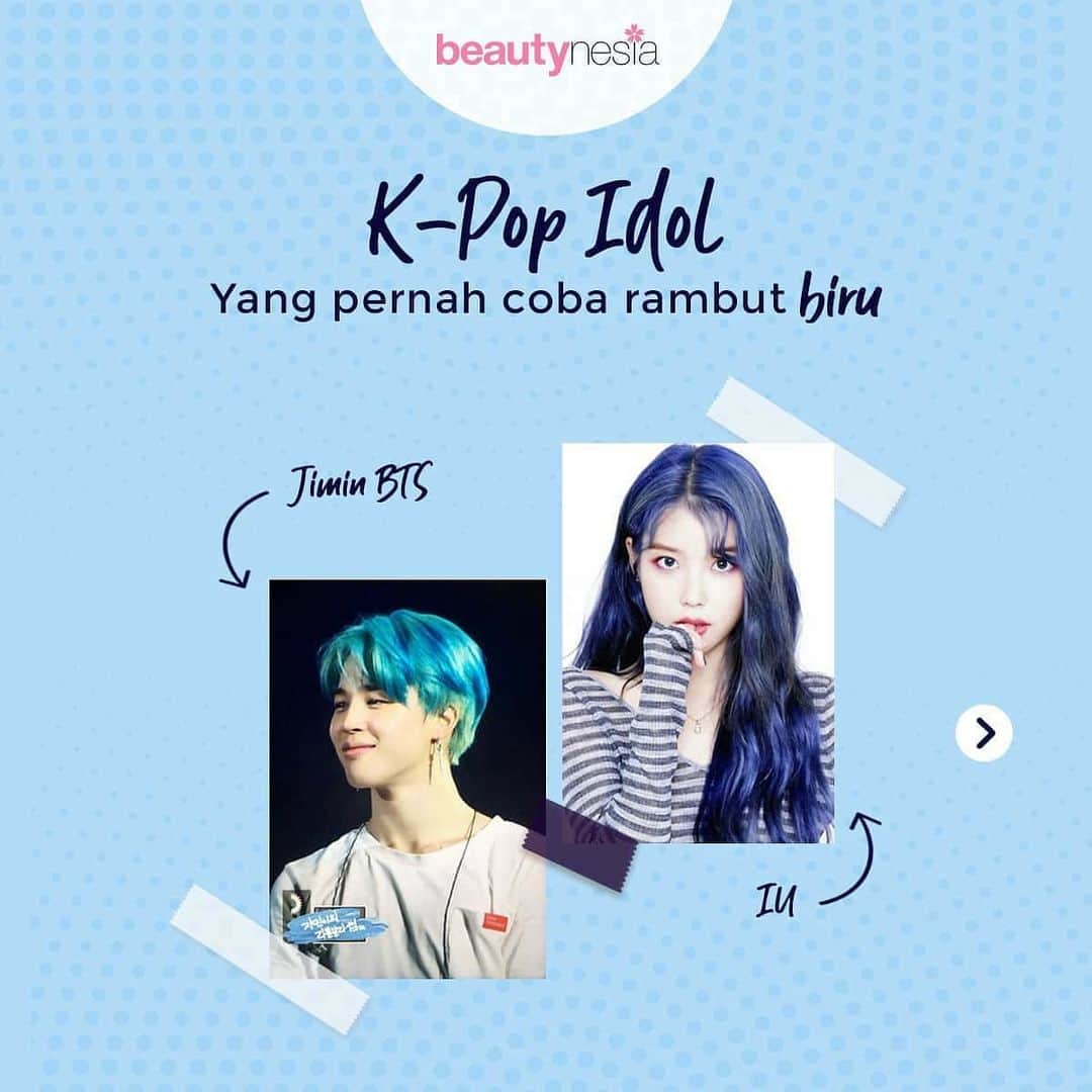 Beauty | Health | Fashionさんのインスタグラム写真 - (Beauty | Health | FashionInstagram)「Kamu suka ngecat rambut? Cobain cat rambut warna biru yuk! Tapi intip dulu gaya K-Pop Idol yang pernah cobain warna rambut biru ini yuk, biar kamu dapat inspirasinya! 😁  Ada bias idola kamu nggak nih, Beautynesian?  #Beautynesia #BeautynesiaID #KPOP #Idol #KPopIdol #BTS #IU #EXO #MAMAMOO #TXT #TWICE #bias」2月22日 13時36分 - beautynesia.id
