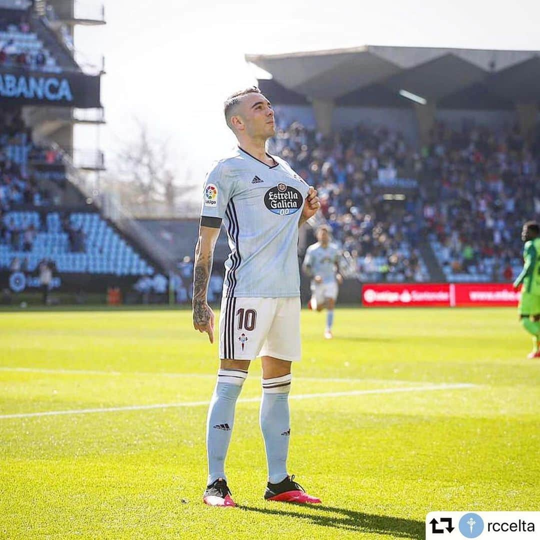 LFPさんのインスタグラム写真 - (LFPInstagram)「PRINCE OF @rccelta! 👑💙 • ¡PRÍNCIPE del @rccelta! 👑💙 • #Aspas #Celta #CeltaLeganes #LaLigaSantander #LaLiga」2月22日 23時59分 - laliga