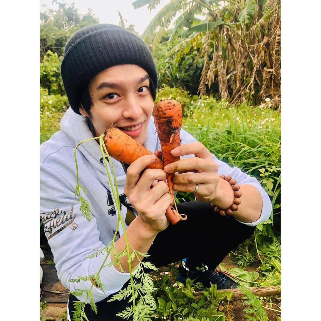 ツァオ・ヨウニン（曹佑寧）のインスタグラム：「拔蘿蔔拔蘿蔔🥕🐇」