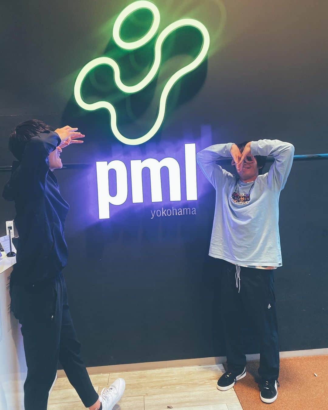 のインスタグラム：「素晴らしい環境提供ありがとうざいます！ @pml__official  @yuuki__ohno__0516 @volcomjapan #volcomjapan」