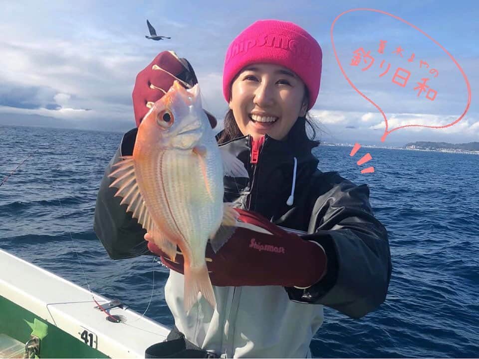蒼木まやさんのインスタグラム写真 - (蒼木まやInstagram)「【蒼木まやの釣り日和】﻿ vol.5_タイを釣りたい（前編)﻿ ﻿ このコラムを書くにあたって﻿ タイのことを沢山調べていくうちに﻿ はじめての感覚を味わいました。﻿ ﻿ この子(2枚目アマダイ)が﻿ こう(3枚目料理)なるんや、、、、、﻿ ﻿ え、、、、、、、、、、﻿ ﻿ かわいそう(´；ω；`)(´；ω；`)(´；ω；`)﻿ ﻿ ずっとアマダイのことを調べて﻿ アマダイのことを考えていたからかも﻿ しれません。(愛着🥺🥺🥺)﻿ ﻿ すごくすごく今更で情けないですが﻿ 命の大切さを実感しました。﻿ ﻿ ﻿ ということで、﻿ 色々調べて考えて目がショボショボに﻿ なりながら書いたコラムです！﻿ ﻿ ﻿ ﻿ まずは前編。﻿ プロフィールのURLから是非ご覧ください！！！﻿ ﻿ ﻿ ﻿ ﻿ 《蒼木まやの釣り日和﻿ vol.5_タイを釣りたい（前編）》﻿ ﻿ お祝いの席に必ずと言って良いほど登場する鯛。﻿ そんな高級魚を自分で釣ることが﻿ できるなんて夢のまた夢だと思っていました。﻿ ﻿ しかし！意外にも鯛釣りは﻿ 昔から親しまれているポピュラーな釣りです。﻿ そして初心者でも楽しめる釣りなのです！﻿ 今回は私が初めて挑戦した﻿ 「マダイ」&「アマダイ」釣りをご紹介します！﻿ ﻿ ﻿ ﻿ ﻿ #蒼木まやの釣り日和﻿ #つりバナ﻿ #釣り初心者 ﻿ ﻿ #釣り #アウトドア #ソトアソビ #休日の過ごし方﻿ #自然が好き #コラム #釣り女子 #fishinggirl﻿ #海釣り #船釣り #タイラバ #マダイ #アマダイ」2月22日 20時46分 - maya_aoki_