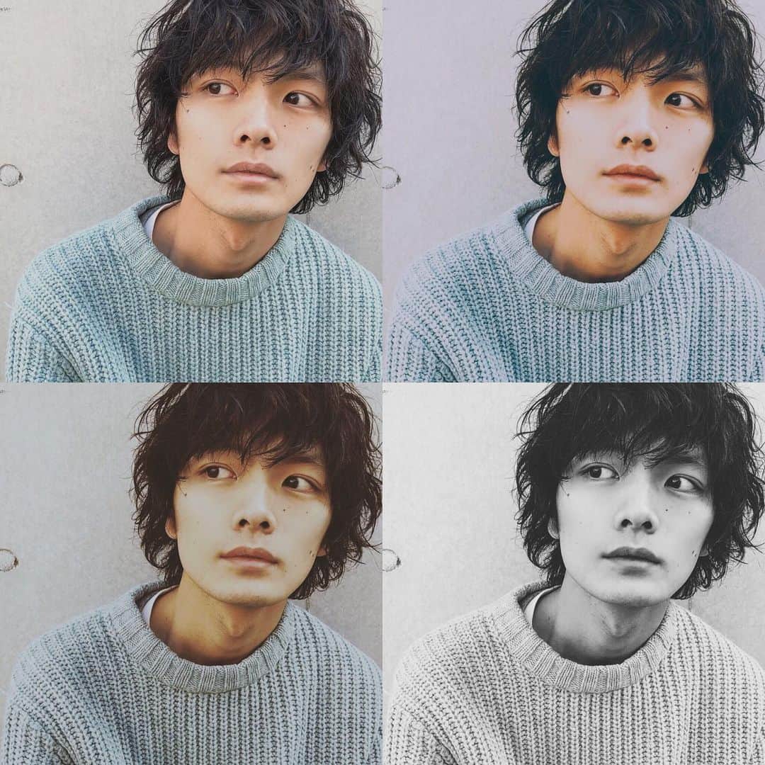 長坂 睦生のインスタグラム：「【#Fashion_mut】 CANAANの森ちゃんによるパーマ。﻿ ツイストをMIXさせた、﻿ 男らしさのあるスタイルが気分。」