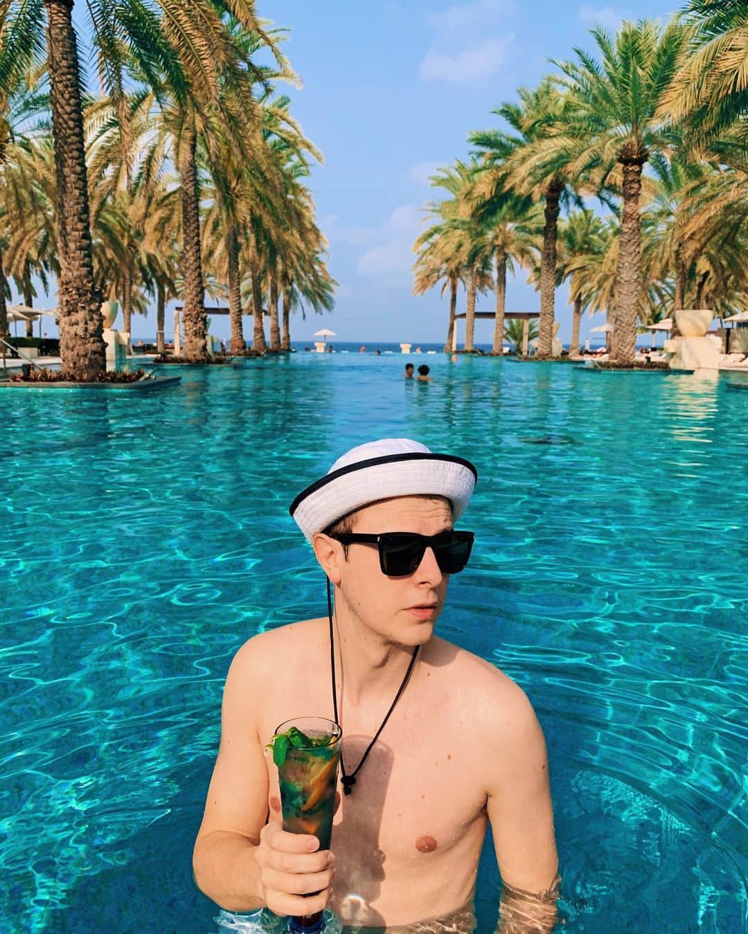 Norman Thavaudのインスタグラム：「@albustanpalace.muscat 🌴☀️👌🏻」