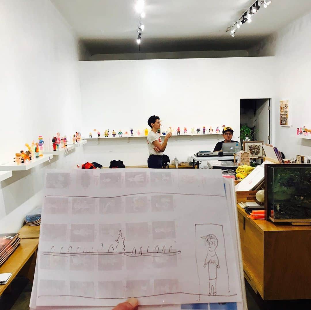 デハラユキノリのインスタグラム：「sofvi dismantling in LA at GR2 Giant Robot gallery Feb.22nd start opening reception 6:30pm〜10pm #dehara  #deharayukinori  #satoshiyamamoto  #giantrobot #giantrobotstore  #giantrobotgallery」