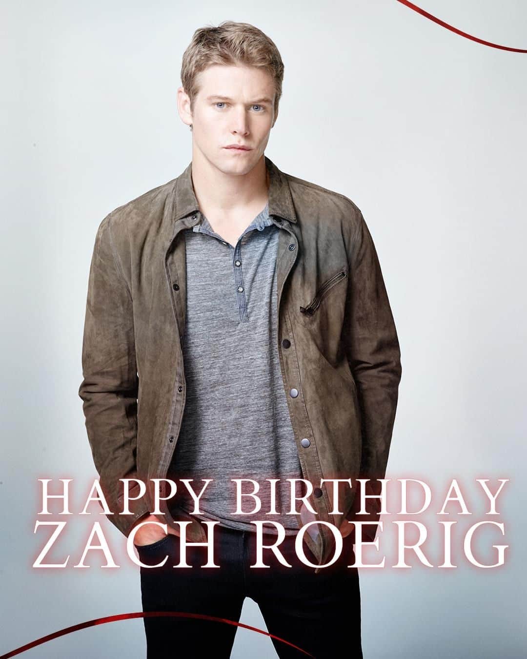 のインスタグラム：「Still human. Happy birthday, @zach_roerig!」