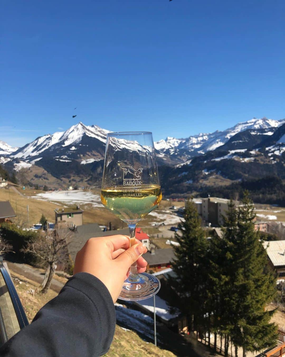 西田有沙さんのインスタグラム写真 - (西田有沙Instagram)「スイスでの冬は初めてなんだけど、今年は暖冬で雪が本当に少ないみたい…でもとっても素敵な景色の中食べたチーズフォンドュは格別でした🏔🧀🇨🇭 #スイス #スイス生活  #海外生活 #国際結婚 #swisslife #チーズフォンドュ #switzerland #ノーフィルター」2月23日 2時43分 - arisa_nishida