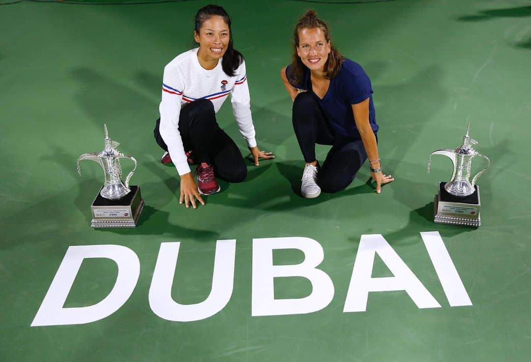 WTA（女子テニス協会）さんのインスタグラム写真 - (WTA（女子テニス協会）Instagram)「Your 2020 @ddftennis doubles champions! 🏆🏆」2月23日 4時19分 - wta