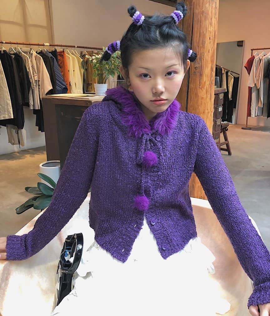 UNIFのインスタグラム：「ℙurple ғuku ℂardigans ༄ restocked ! ☆⌒*. @iaiaiswatchinu ♥」