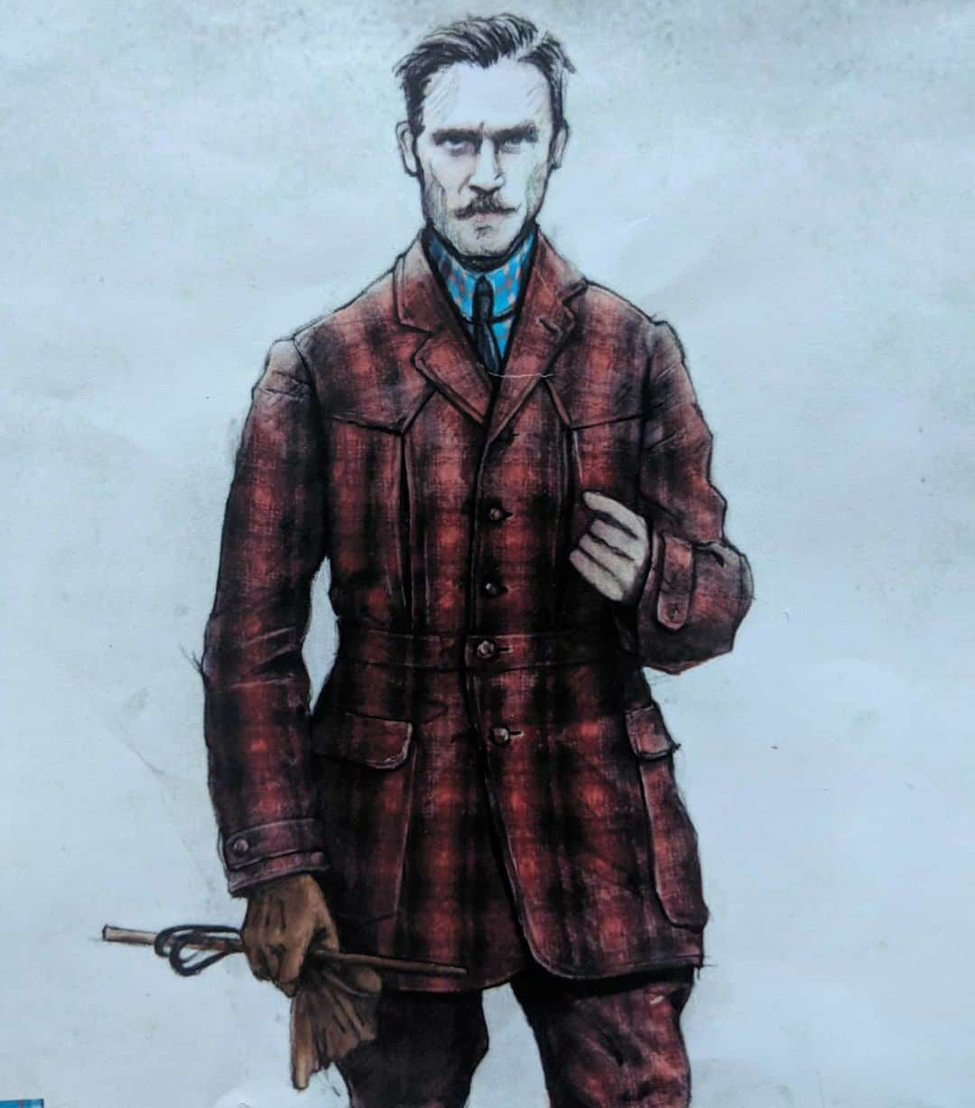 ダン・スティーヴンスのインスタグラム：「Thanks to everybody who's bought a ticket for @callofthewild this weekend. Here's a peek at the dandy villain Hal's costume, designed by the wonderful @katehawley45」