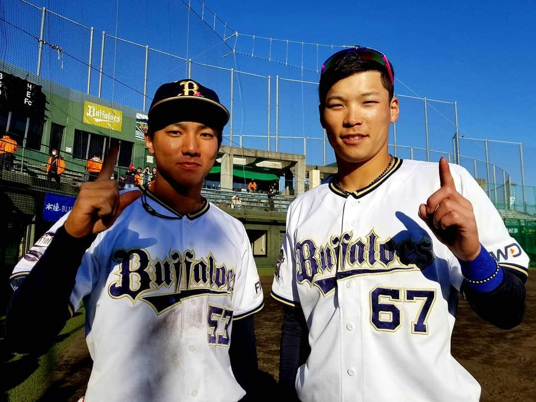 オリックス・バファローズさんのインスタグラム写真 - (オリックス・バファローズInstagram)「#杉本裕太郎 #中川圭太 #宜保翔 #オープン戦 #初打席 #ヒット これからも #がむしゃらに #がんばります！ #宮崎春季キャンプ #Bs春季キャンプ B@MZ B＠MZ/20 #Bs2020 #buffaloes #baseball #ORIX #プロ野球」2月23日 17時56分 - orix_buffaloes