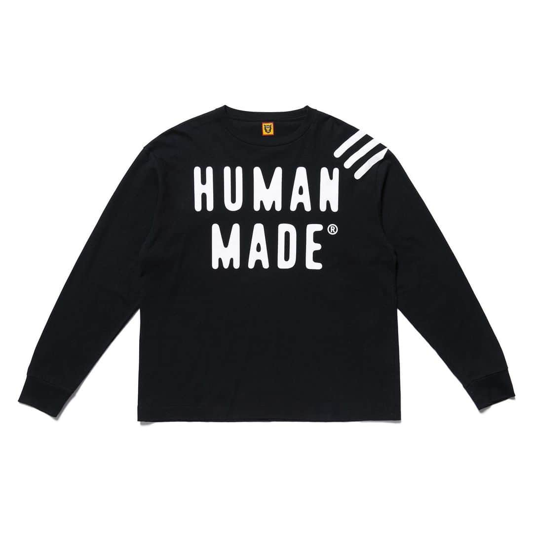 HUMAN MADEさんのインスタグラム写真 - (HUMAN MADEInstagram)「"LONG-T #1" now available in store and online. www.humanmade.jp  定番人気を誇るロングスリーブTシャツです。フロント、バックに施されたグラフィックが特徴です。 Long sleeve t-shirt available in two colors with front and back print.」2月23日 18時51分 - humanmade