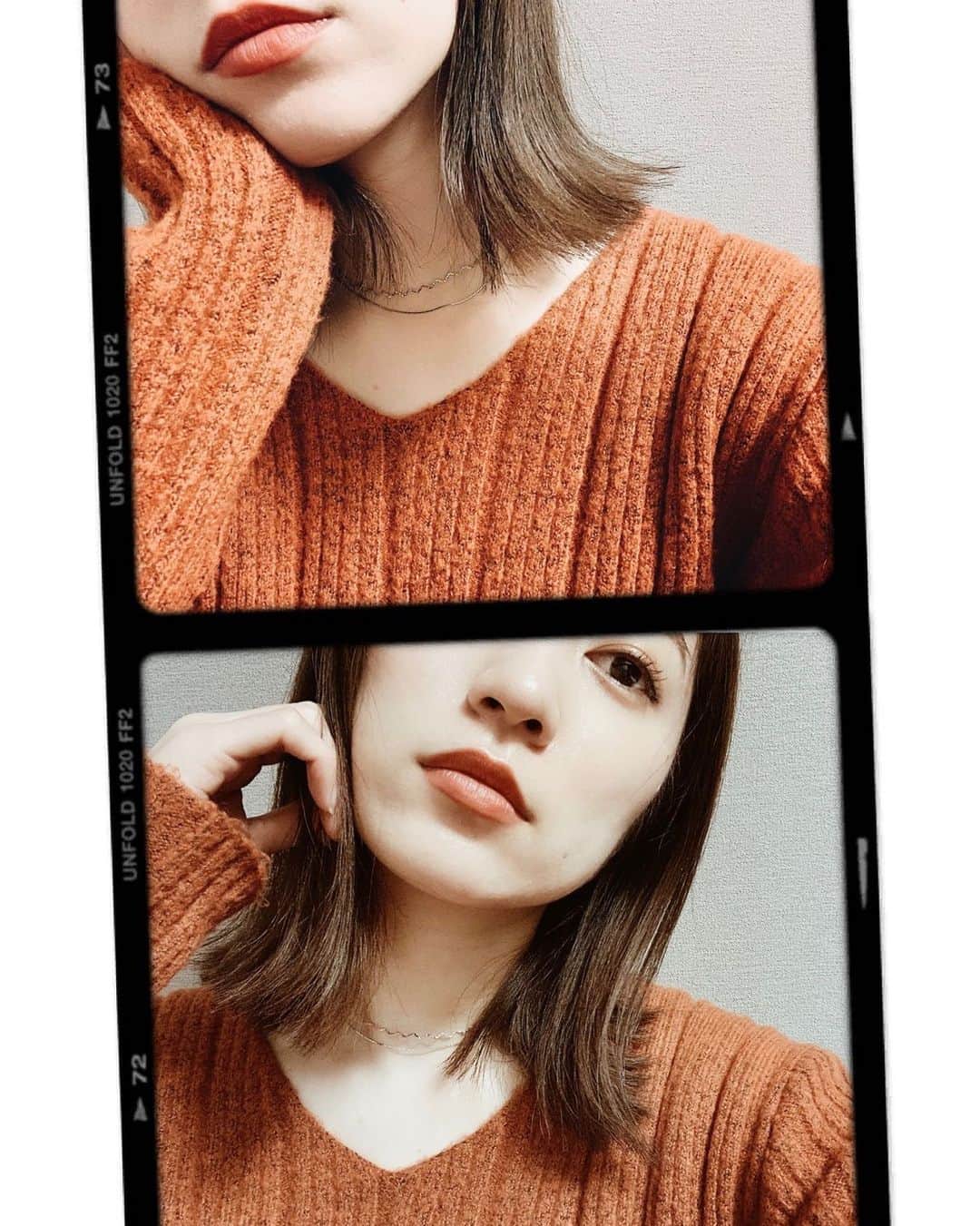 のインスタグラム：「この髪型にしてから朝起きても自然と外ハネになってることが多い😂 なのでセットがちょっと楽になった😽💕 ． ． 段々あったかくなってきたね〜✨🌸 アクセサリーいつもゴールド派なんだけどシルバーつけてみた🐈 ． ． #ミディアムヘア #シルバーアクセサリー #ネックレス #外巻き #外ハネ #外ハネミディアム #selfie #自撮り #セルフィー」