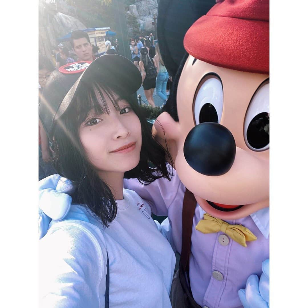 永井理子さんのインスタグラム写真 - (永井理子Instagram)「ミッキーに会えたよ🥰 #disneycaliforniaadventure」2月23日 19時06分 - riko_1221