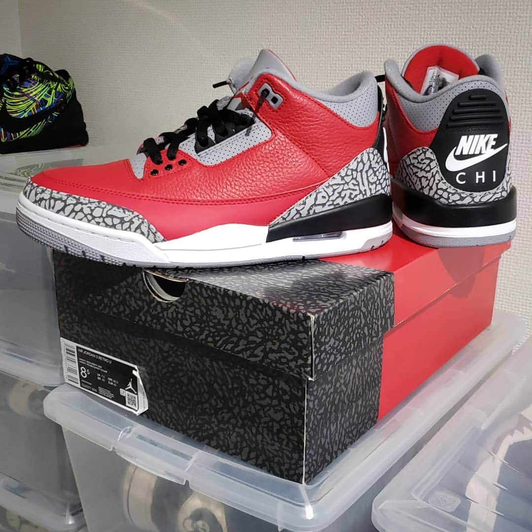 岡本飛竜のインスタグラム：「3 ' ' #jordan3#jordan#nike」