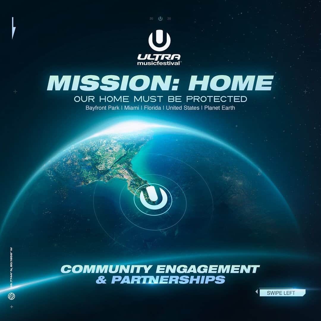 Ultra Music Festivalさんのインスタグラム写真 - (Ultra Music FestivalInstagram)「In order to engage the community in joining us on our mission, we are pleased to be carrying out these initiatives and partnerships.  Your mission has only just commenced, visit our website for more information on how you can be part of #MissionHome this March!」2月23日 10時22分 - ultra