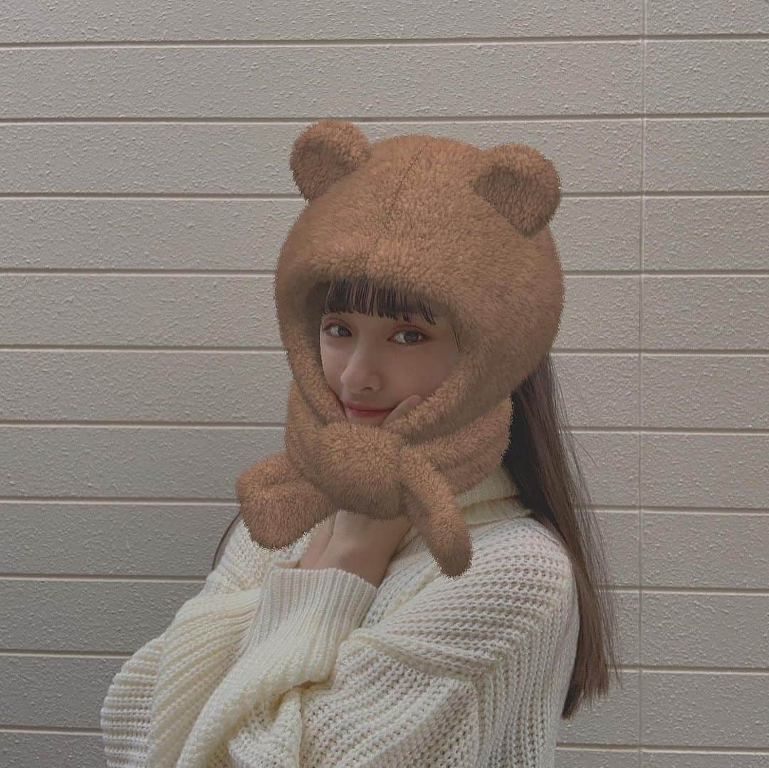 星野愛美さんのインスタグラム写真 - (星野愛美Instagram)「ʕ๑•ɷ•๑ʔ🐻 ・ ・ ・ テスト期間 #シブサン」2月23日 11時14分 - aimi._.nn08