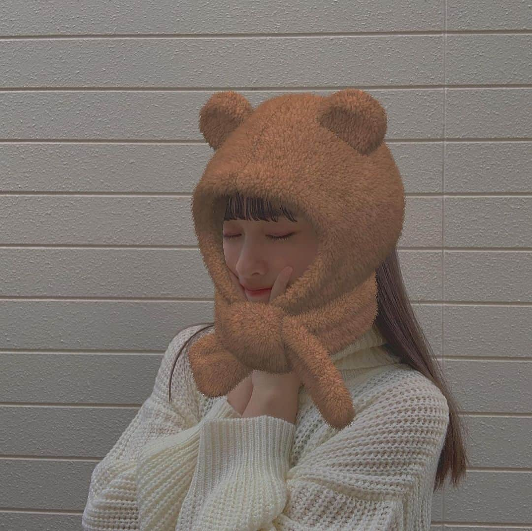 星野愛美さんのインスタグラム写真 - (星野愛美Instagram)「ʕ๑•ɷ•๑ʔ🐻 ・ ・ ・ テスト期間 #シブサン」2月23日 11時14分 - aimi._.nn08