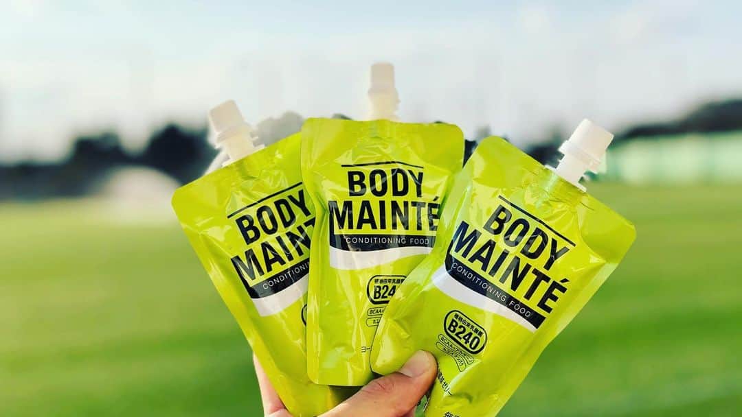 伊佐耕平のインスタグラム：「BODY MAINTE （ボディメンテ）  #乳酸菌B240 #内側からも身体をメンテナンス #風邪ひかないよ #大塚製薬 #ほんまに風邪ひかないよ #免疫力あがるよ #風邪ひかないよ」