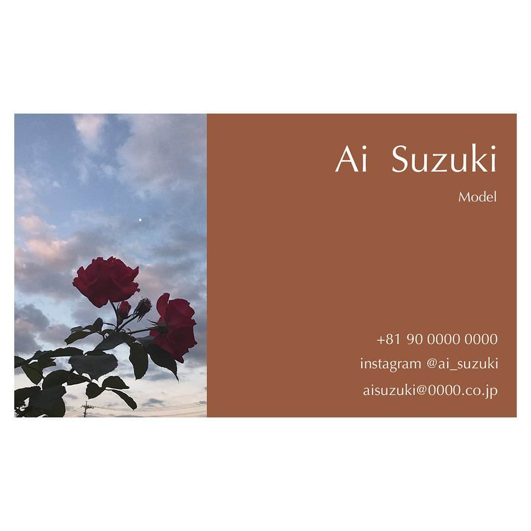 鈴木愛さんのインスタグラム写真 - (鈴木愛Instagram)「@aisuzuki_design  #namecard #namecarddesign #名刺デザイン」2月23日 16時01分 - ai_suzuki