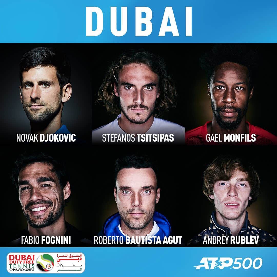 ATP World Tourさんのインスタグラム写真 - (ATP World TourInstagram)「The top 6 seeds at the @ddftennis. Who’s your pick to lift the trophy? 🤔」2月23日 16時51分 - atptour