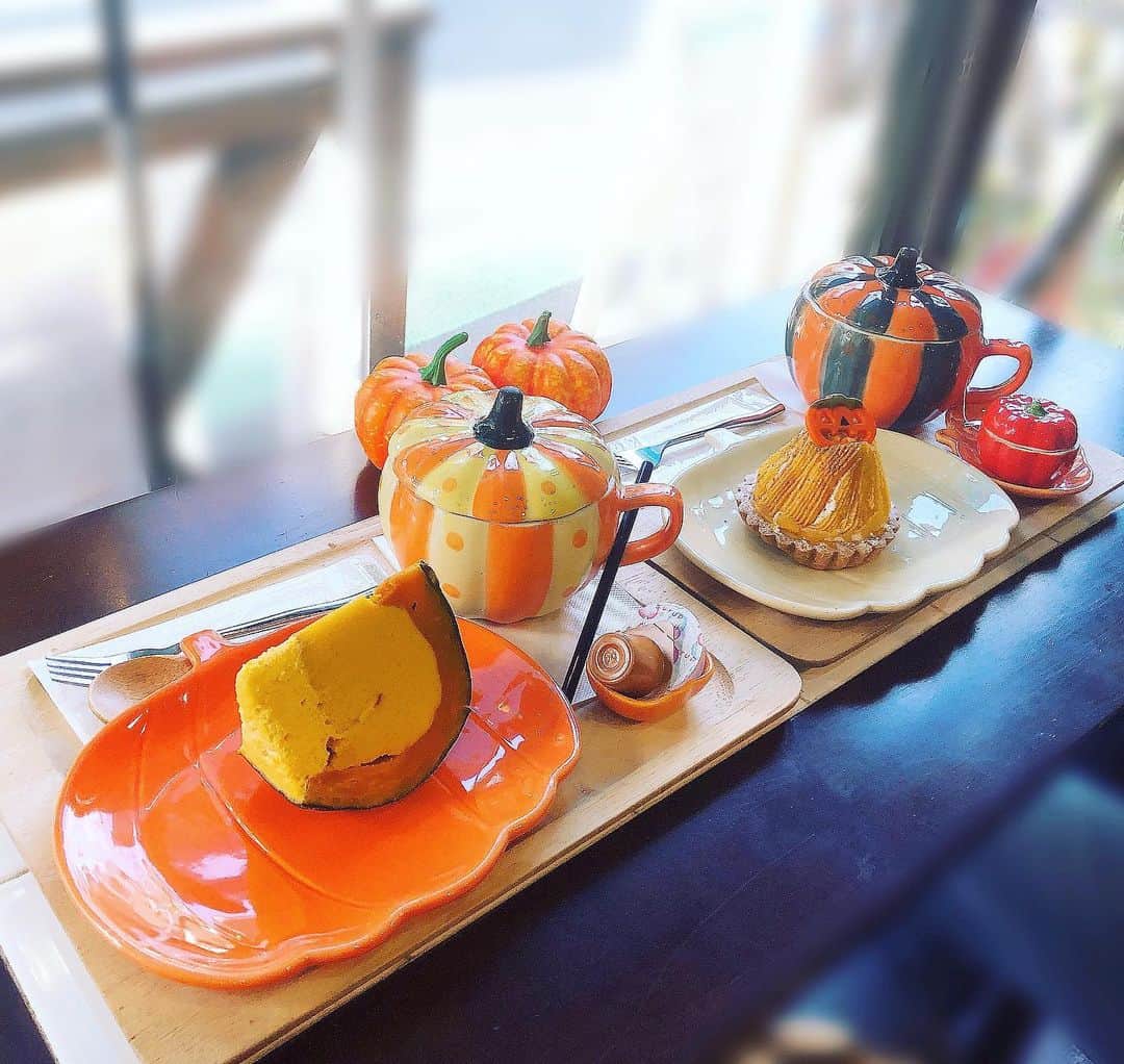 畑山亜梨紗のインスタグラム：「かぼちゃ。好き?」