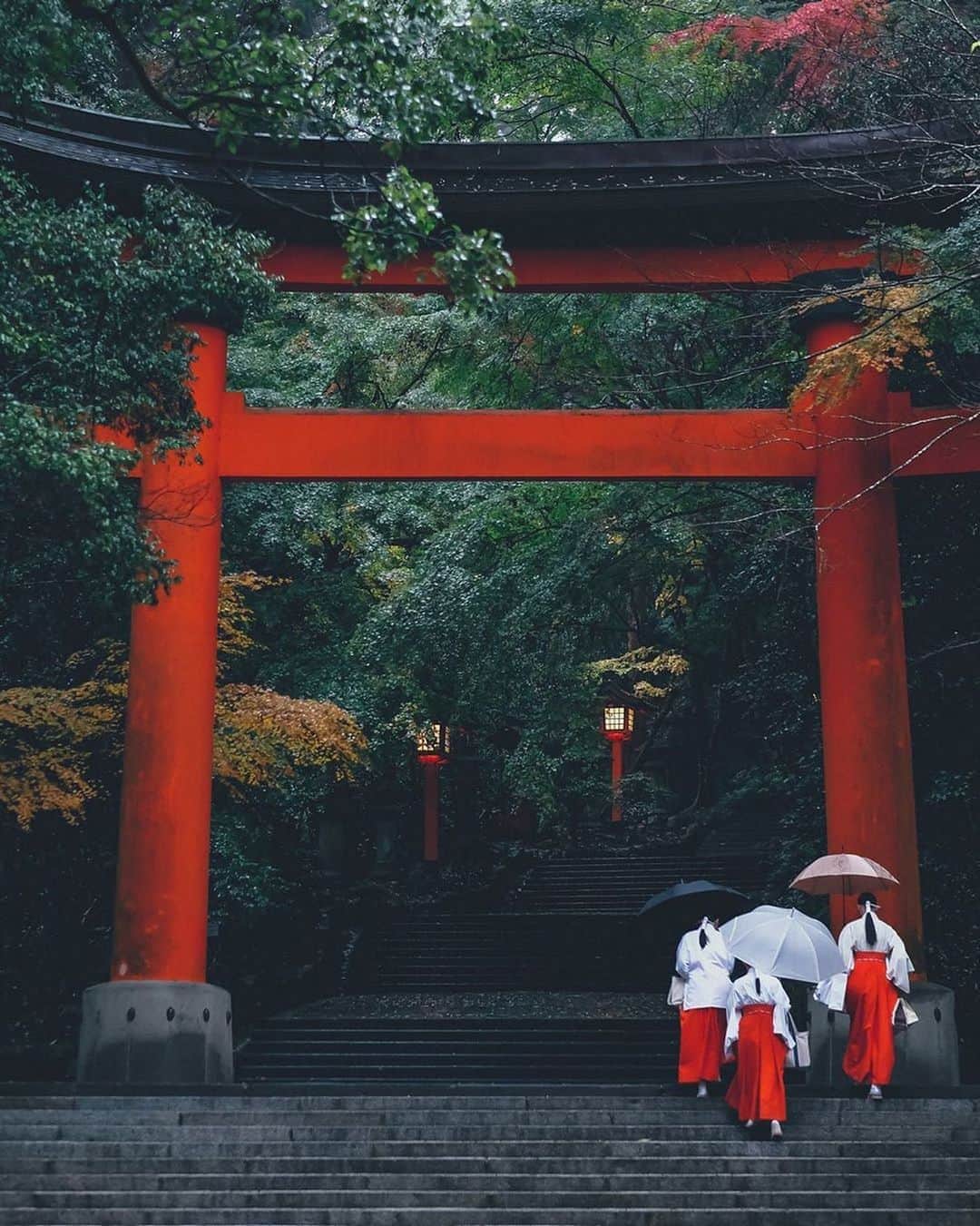 Instagramさんのインスタグラム写真 - (InstagramInstagram)「#HelloFrom a rainy morning at the Usa Shrine in Oita Prefecture, Japan.⁣ ⁣ Photo by @age_cox」2月24日 4時07分 - instagram