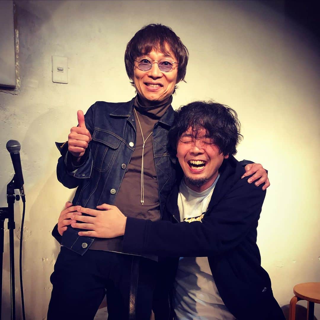 宮田和弥さんのインスタグラム写真 - (宮田和弥Instagram)「宮田くんと海北くん❗️ありがとう❗️またやりましょうー #ロストインタイム #海北大輔 #宮田和弥 #ジュンスカ #大阪カフェルーム」2月23日 20時29分 - miyatakazuyaofficial