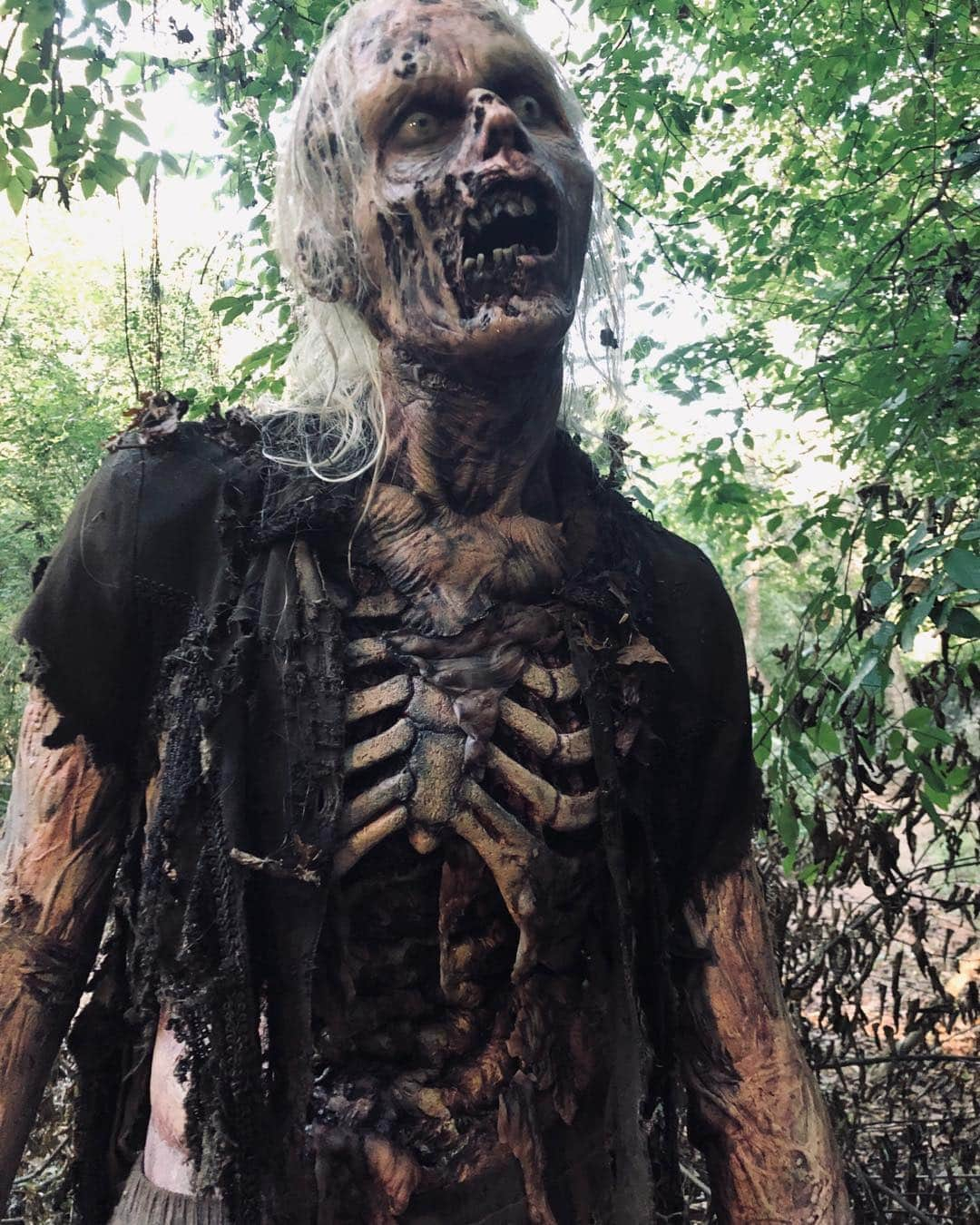 グレゴリー・ニコテロのインスタグラム：「See you tonight @amcthewalkingdead for the return of season 10 #makeupfx #knbefx #twd」