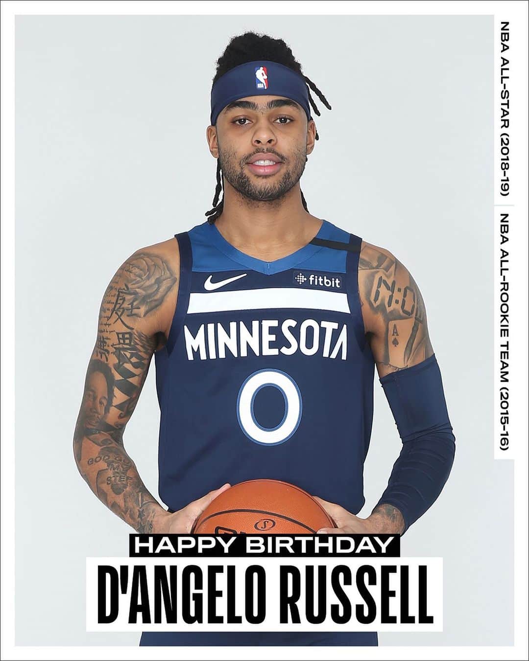 NBAさんのインスタグラム写真 - (NBAInstagram)「Join us in wishing @dloading of the @timberwolves a HAPPY 24th BIRTHDAY! #NBABDAY」2月23日 23時46分 - nba