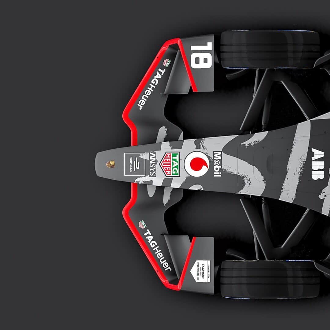 アンドレ・ロッテラーのインスタグラム：「Look what we got for your sunday 🤩... how do you like our #stayhungry concept livery?  #tagheuerporsche #season7 #conceptlivery #porschemotorsport #abbfiaformulae」