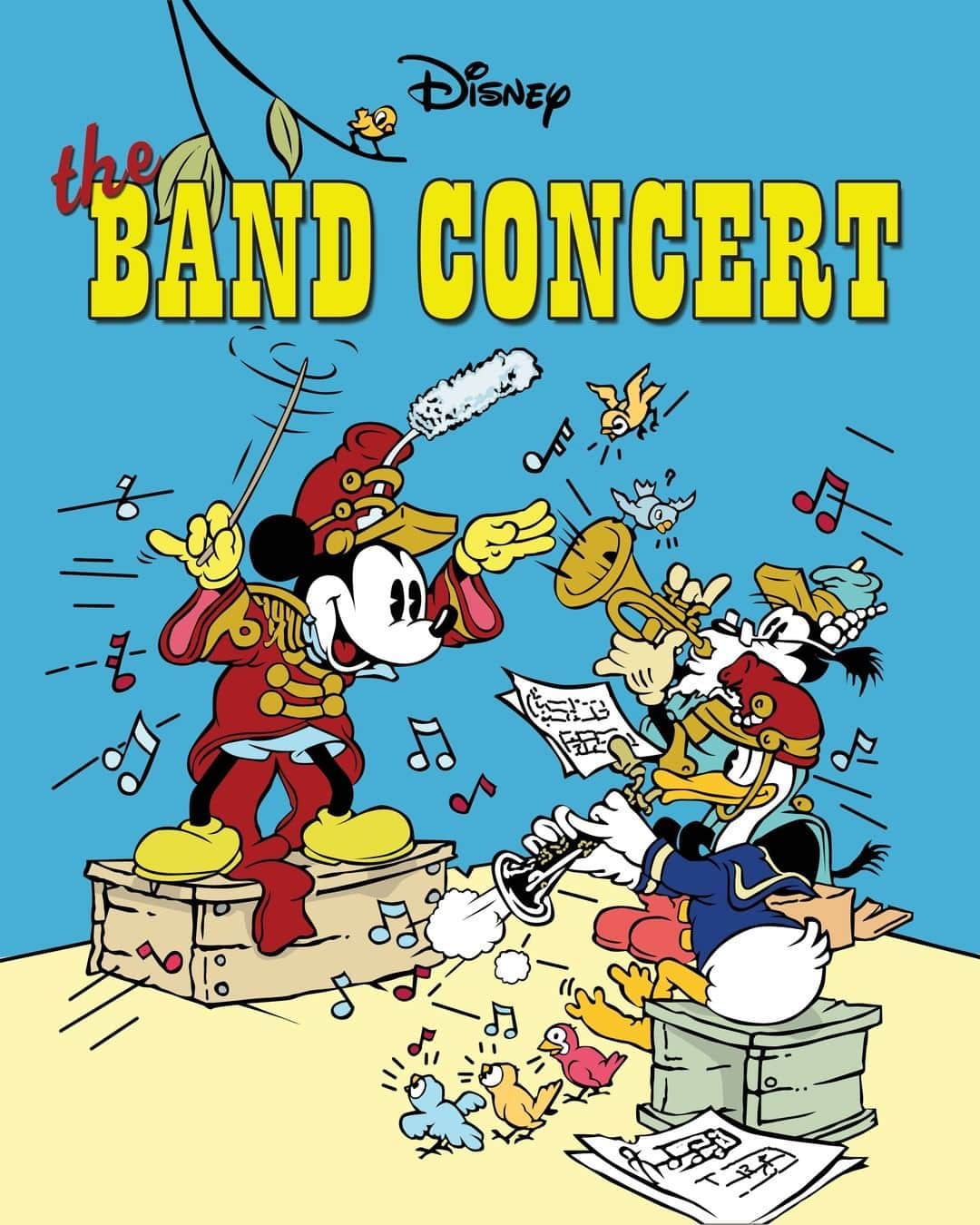 Disneyさんのインスタグラム写真 - (DisneyInstagram)「Music to the ears for 85 years! Happy Anniversary to the first full-color @mickeymouse cartoon “The Band Concert.”」2月24日 3時00分 - disney