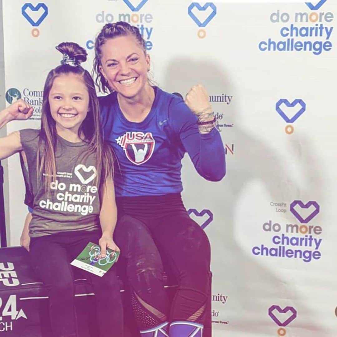 モーガン・キングのインスタグラム：「Thank you to everyone that came out for the @domorechallenge! Had a blast sharing stories and meeting a ton of generous people raising money for such great causes. Thank you for letting me a part of it!!」
