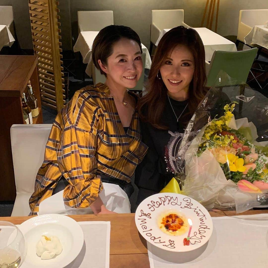 Yukari Imaiさんのインスタグラム写真 - (Yukari ImaiInstagram)「HAPPY BIRTHDAY♥️ Melody♥️ メロディのおかげで、沢山のお友達に出逢えて、大切な仲間が増えたよ♥️ 太陽🌞みたいな、地球みたいな大きな心の持っているメロディ♥️ 大好きだよー♥️ ..... REGALOのお料理も、もう本当に最高でした♥️ 美味しかった〜♥️♥️ グルテンフリーの要望にも応えていただいて、本当にありがとうございました♥️ @regalo_sangubashi」2月24日 12時39分 - yukari_magnese