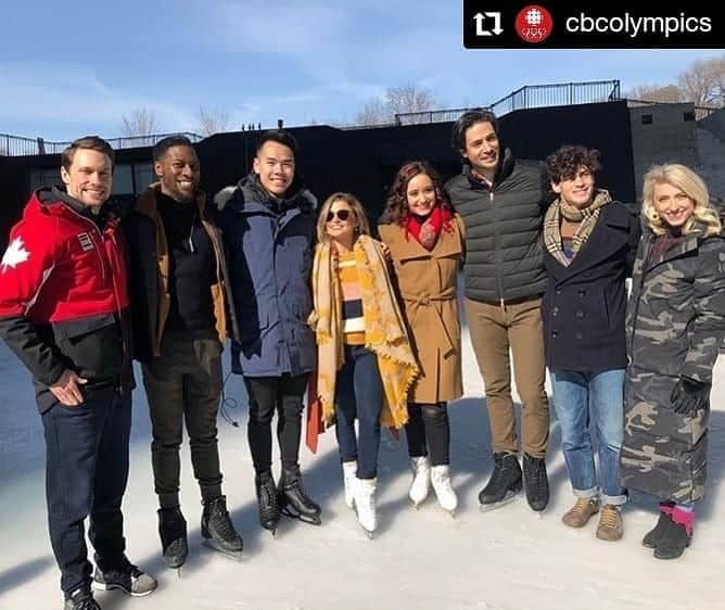 アッシャー・ヒルさんのインスタグラム写真 - (アッシャー・ヒルInstagram)「Dope time co-hosting the CBC event announcing their partnership with The Bentway with @apoje. Made even better with these group of talented skaters and friends. . Thank you CBC for the opportunity, thank you to everyone who came to listen to me and Andrew ramble, and huge thank you to @nadia_flaim for putting this event together! . Good Luck to all of you at World's and be sure to come to the Bentway March 18-22nd to watch and support live from Montreal!  #Repost @cbcolympics • • • • • • The ☀️ was shining & the stars 🌟 were out today at our public skate at @thebentway in Toronto. ⛸ Thanks for coming out! We can’t wait to host our #Montreal2020 viewing party here coming up from March 16-22 #worlds . . . #Montreal2020 #worlds2020 #isu #figureskating #olympics #cbc #toronto」2月24日 7時26分 - asherkwacie