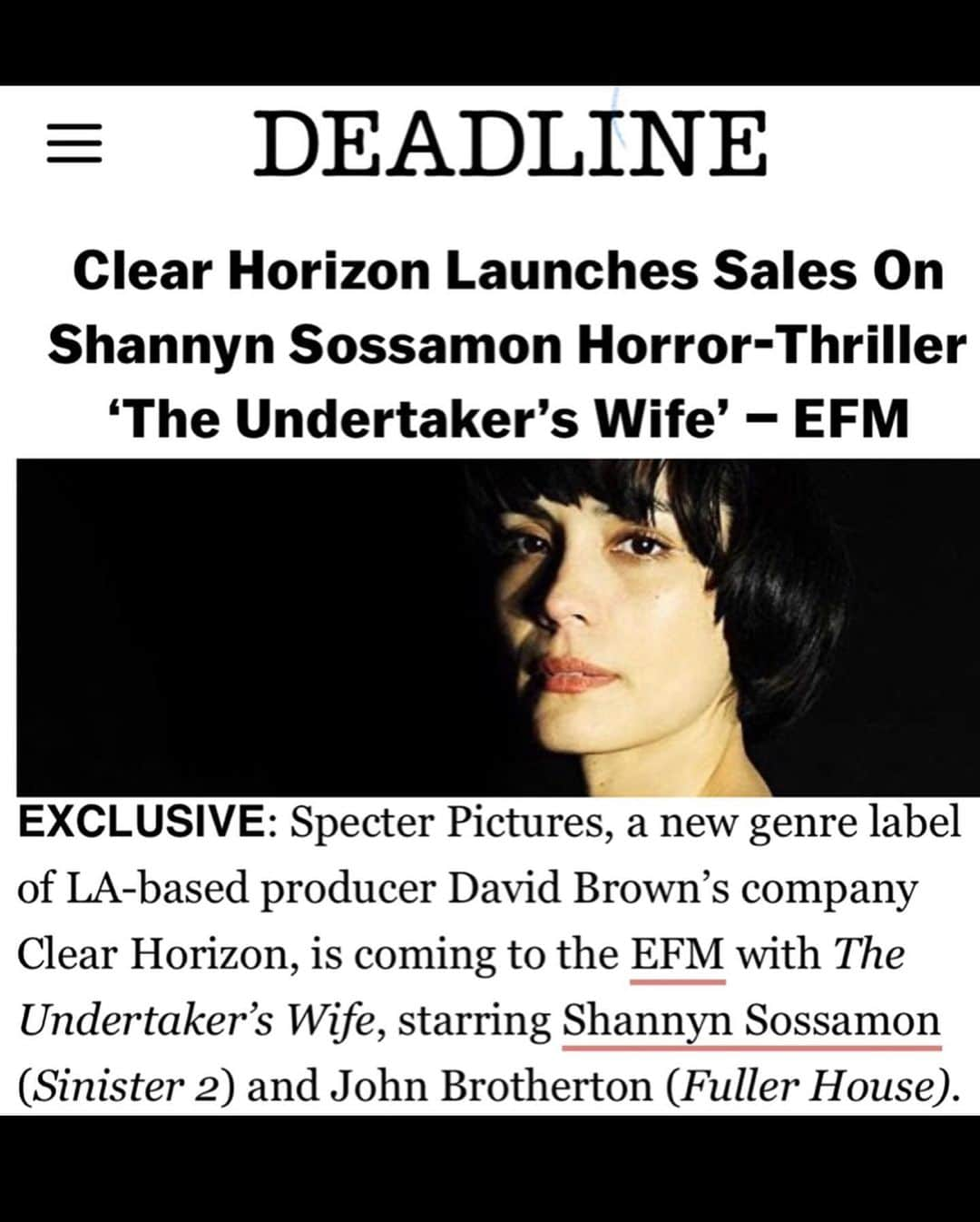 ジョン・ブラザートンさんのインスタグラム写真 - (ジョン・ブラザートンInstagram)「That’s a wrap 🎥🎭 My brilliant partner in crime... @shansossamon Thank you 🙏😜😱 and thank you @chaddarnell @moviedavid1 for the incredible opportunity 🙏🙏🤙 #theundertakerswife」2月24日 9時00分 - johnbrotherton