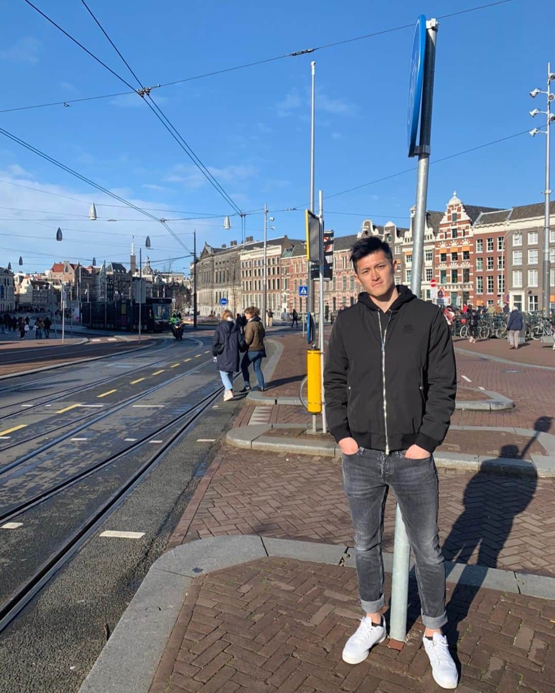 植田直通のインスタグラム：「. 先日、アムステルダムへ行ってきました！ とても素敵な街でした🇳🇱 I went to Amsterdam.  #アムステルダム #オランダ #Amsterdam #thenetherlands  #日本食美味しかった #たまにはプライベートの写真も #🐊インスタの更新頑張ろ」