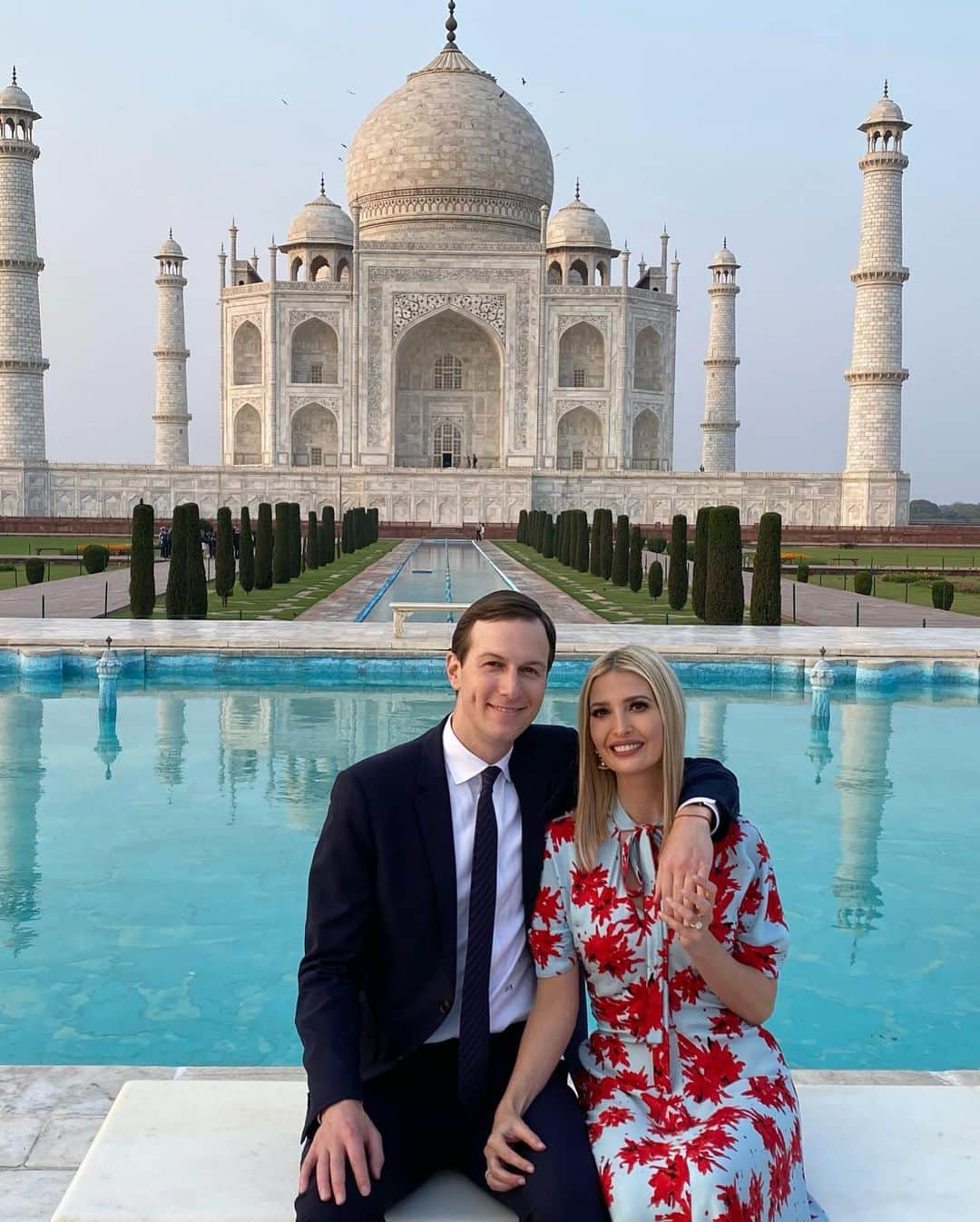 イヴァンカ・トランプさんのインスタグラム写真 - (イヴァンカ・トランプInstagram)「The grandeur and beauty of the Taj Mahal is awe inspiring!」2月24日 22時28分 - ivankatrump