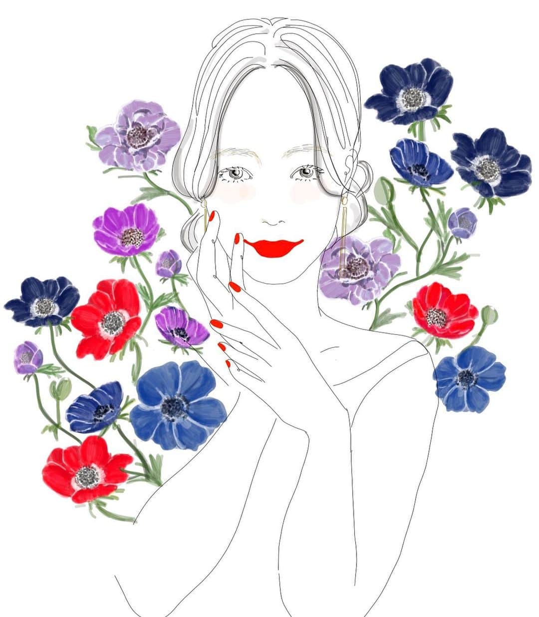 南夏希さんのインスタグラム写真 南夏希instagram Modern Vintage Mmikaninagawa Zexy Illust Drawing Illustration Fashion ファッションイラスト おしゃれ イラスト イラストレーター Illustrator Iphone Art Design 落書き Illustrator