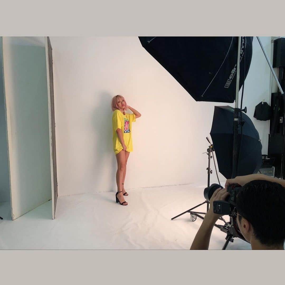 のインスタグラム：「🍌🍌🍌 #pinkhair」