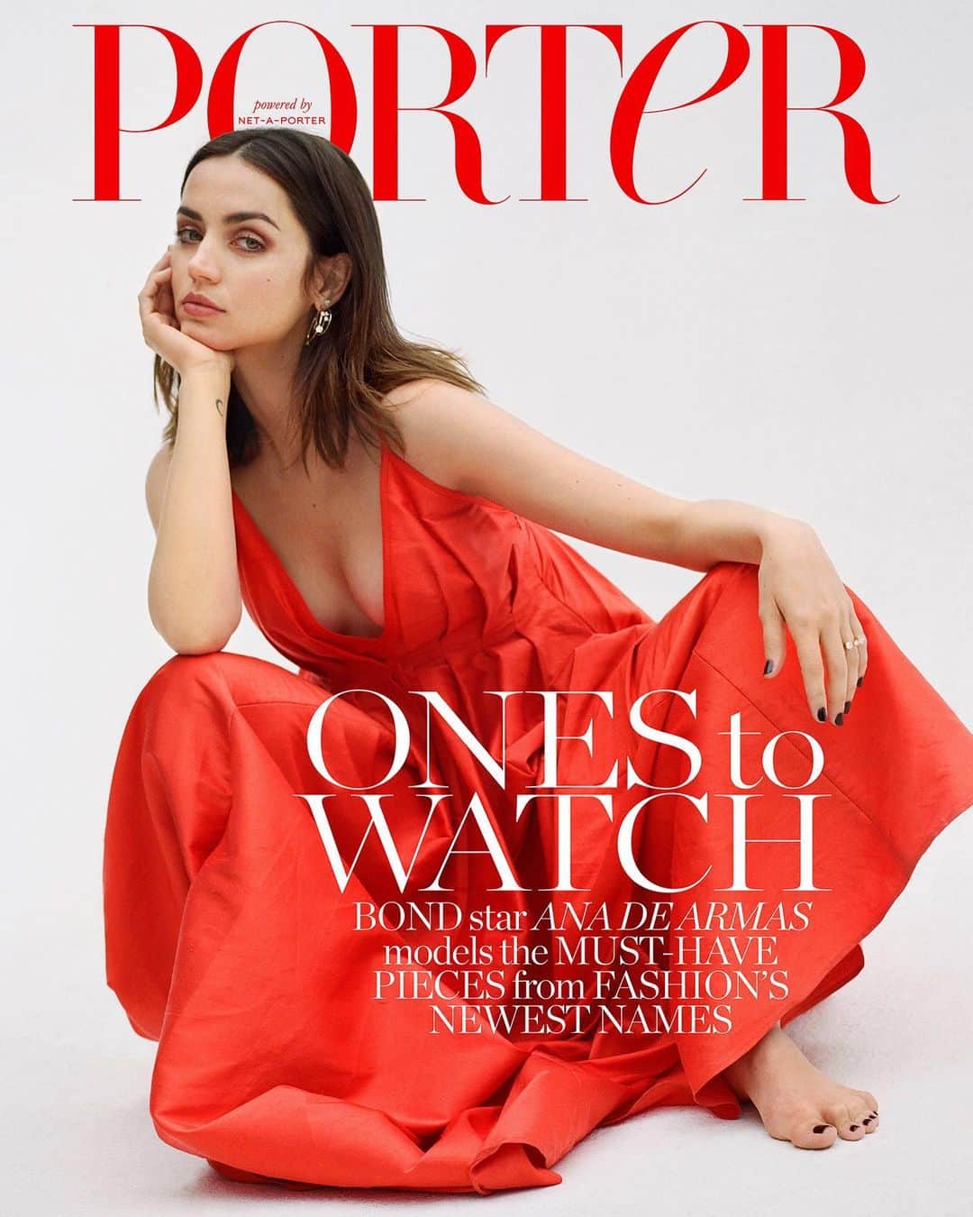 アナ・デ・アルマスのインスタグラム：「@portermagazine by @netaporter 🌹 Thank you!」