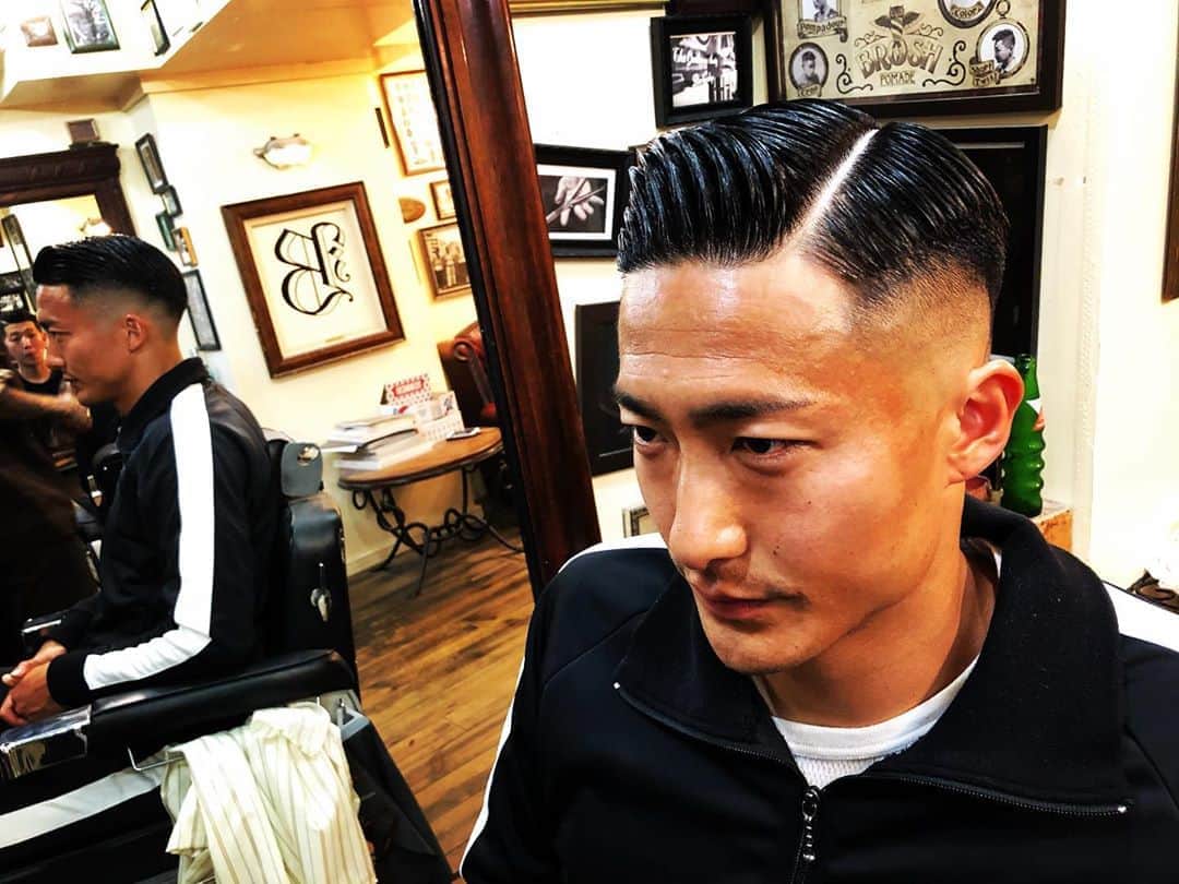 のインスタグラム：「💈気合入りました💈」