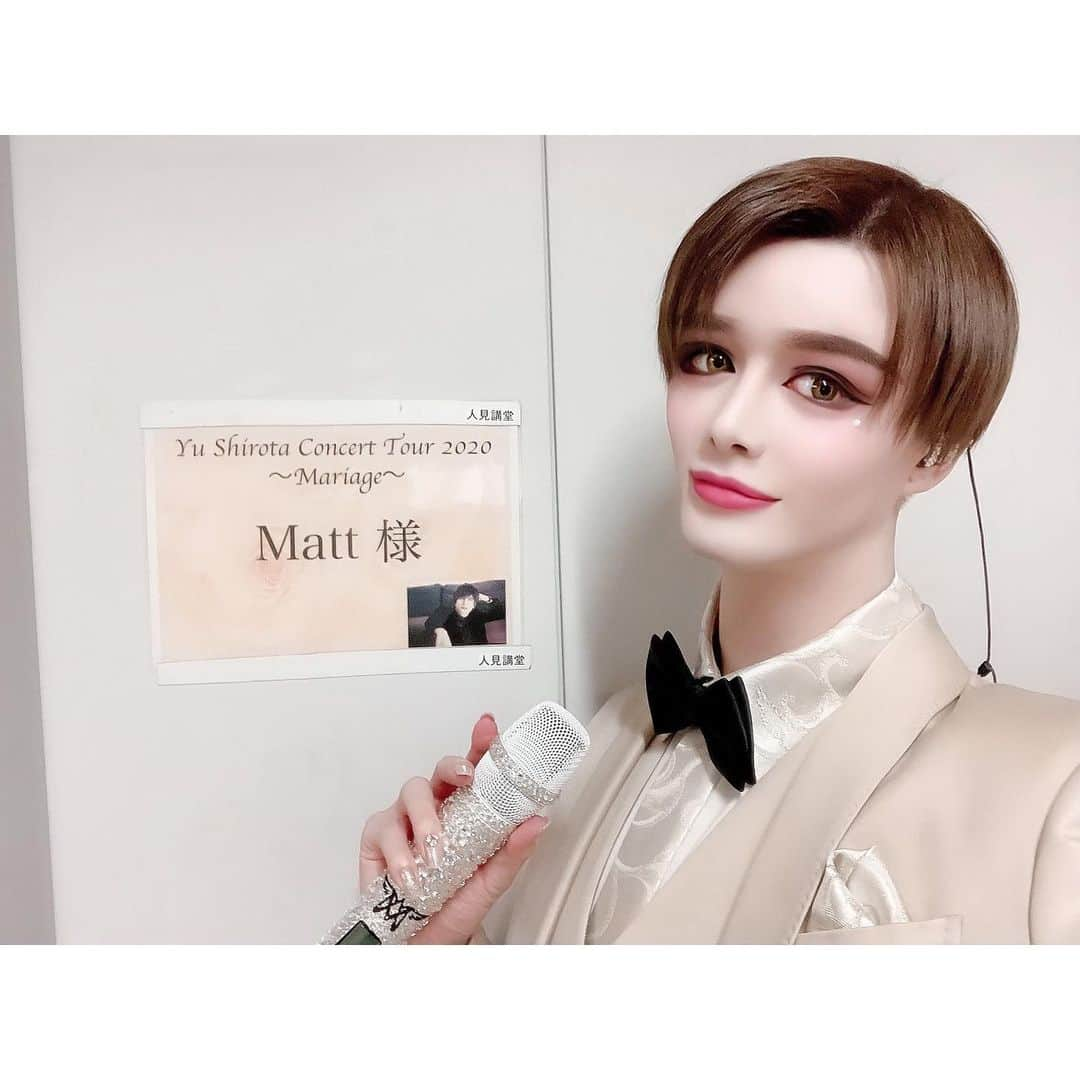 Matt（マット）さんのインスタグラム写真 - (Matt（マット）Instagram)「・ 優くんのライブ緊張したぁー！ 楽しかった💖💖💖 #愛のかたまり #weddingsong #予想もつかないstory #城田優くん」2月24日 20時13分 - mattkuwata_official2018