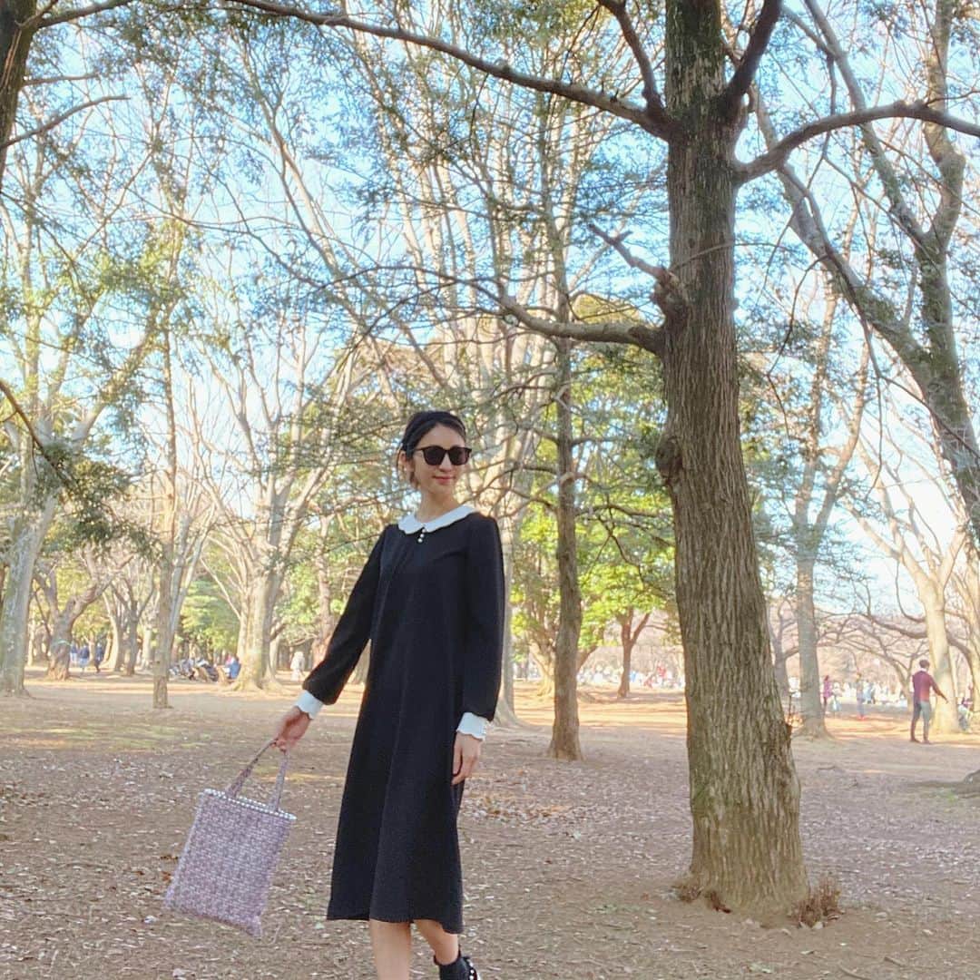 のインスタグラム：「-﻿ お天気良くて気持ち良かった☀️﻿ ﻿ 3連休ゆっくり過ごせました😌✌️﻿ ﻿ #coordinate#コーディネート」