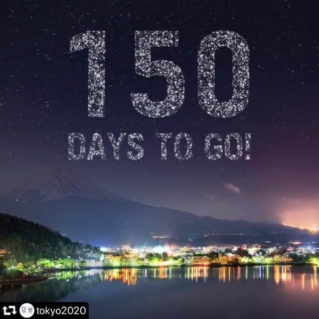 のインスタグラム：「東京オリンピックの開幕まで、あと150日です！ #がんばれニッポン #全員団結 . #repost @tokyo2020 ・・・ We have just 150 Days To Go to the Olympic Games #Tokyo2020!! 🤩  #UnitedByEmotion 🌏  @olympics @olympicchannel #roadtotokyo #olympics #olympicgames」