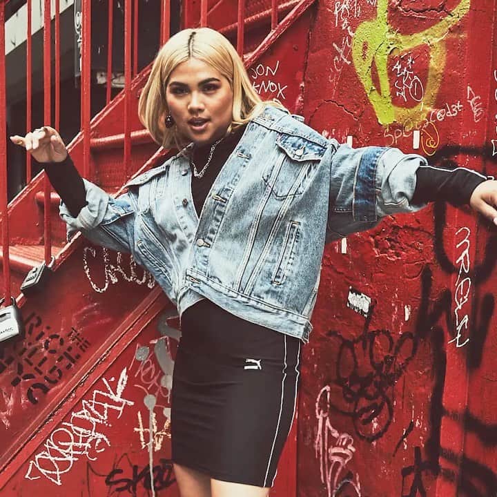 ヘイリー・キヨコのインスタグラム：「​It’s amazing to find strength in yourself and in your community. #WeAreMore x @puma x @finishlinewomen」